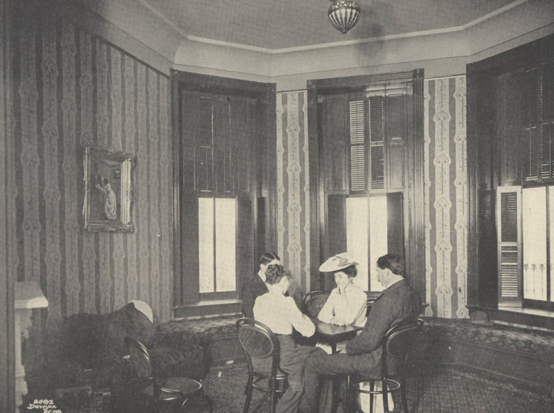 1886 Crescent Hotel Historical Photo of Governor's Suite
