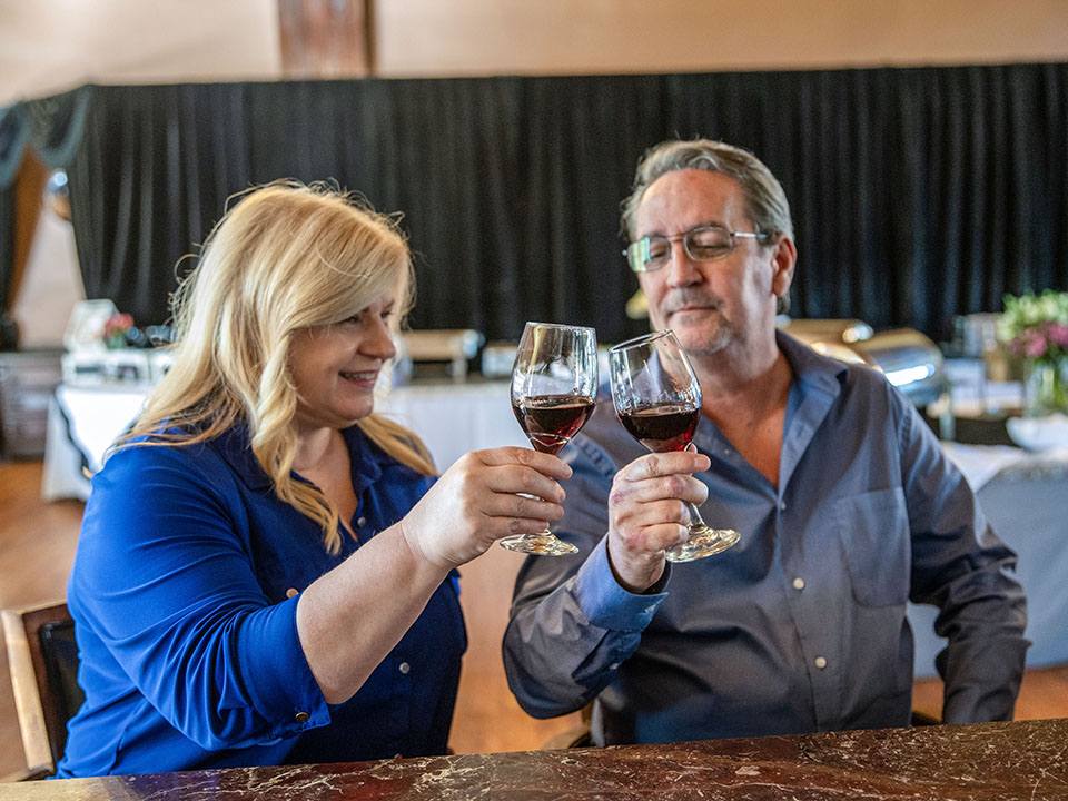 crescent wine tasting